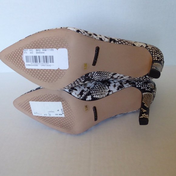 GIANNI BINNI PYTHON PRINT LEATHER BOOTIES,6.5M,NEW - Picture 6 of 8